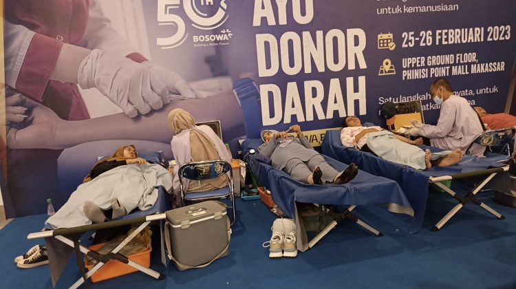 HUT KE-50 Tahun, Bosowa gelar Donor Darah dan Vaksin Booster COVID-19